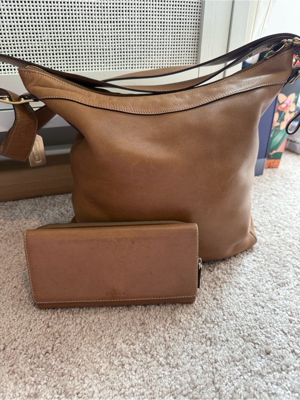 Coach British Tan Trifold Wallet - Picture 5 of 5